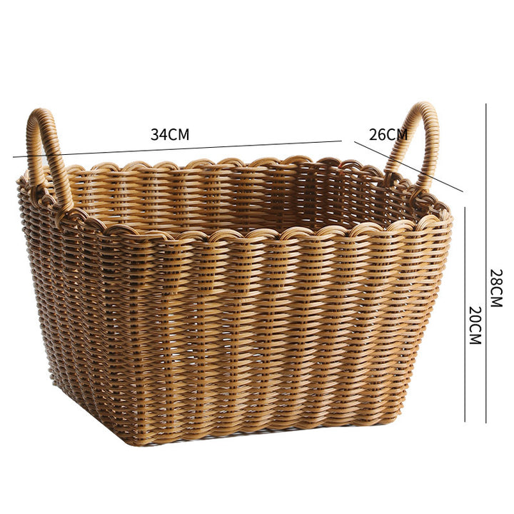 Unisex Braided Storage Basket with Practical Handle Stornfield