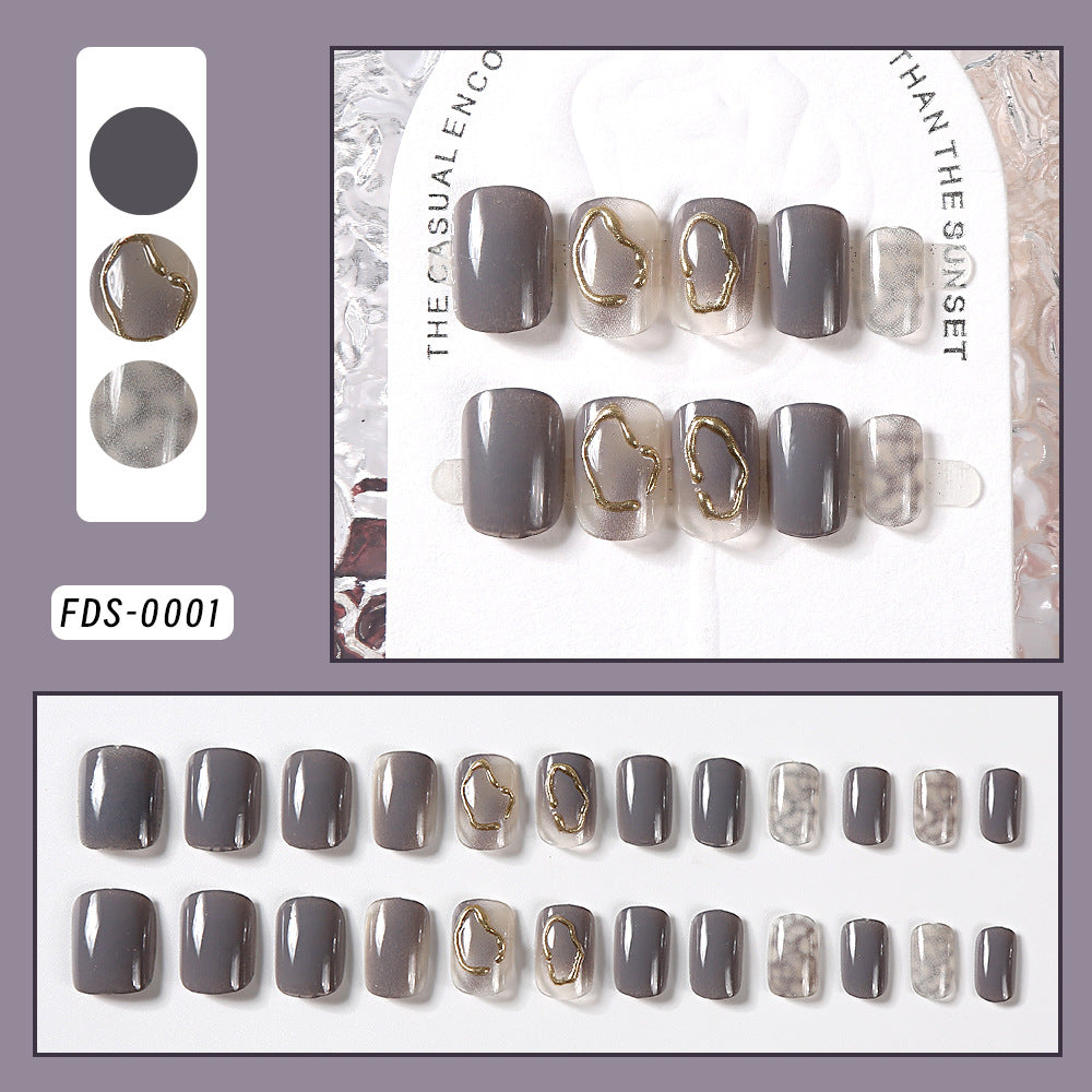 Decorative Nail Art Press-On Set Stornfield