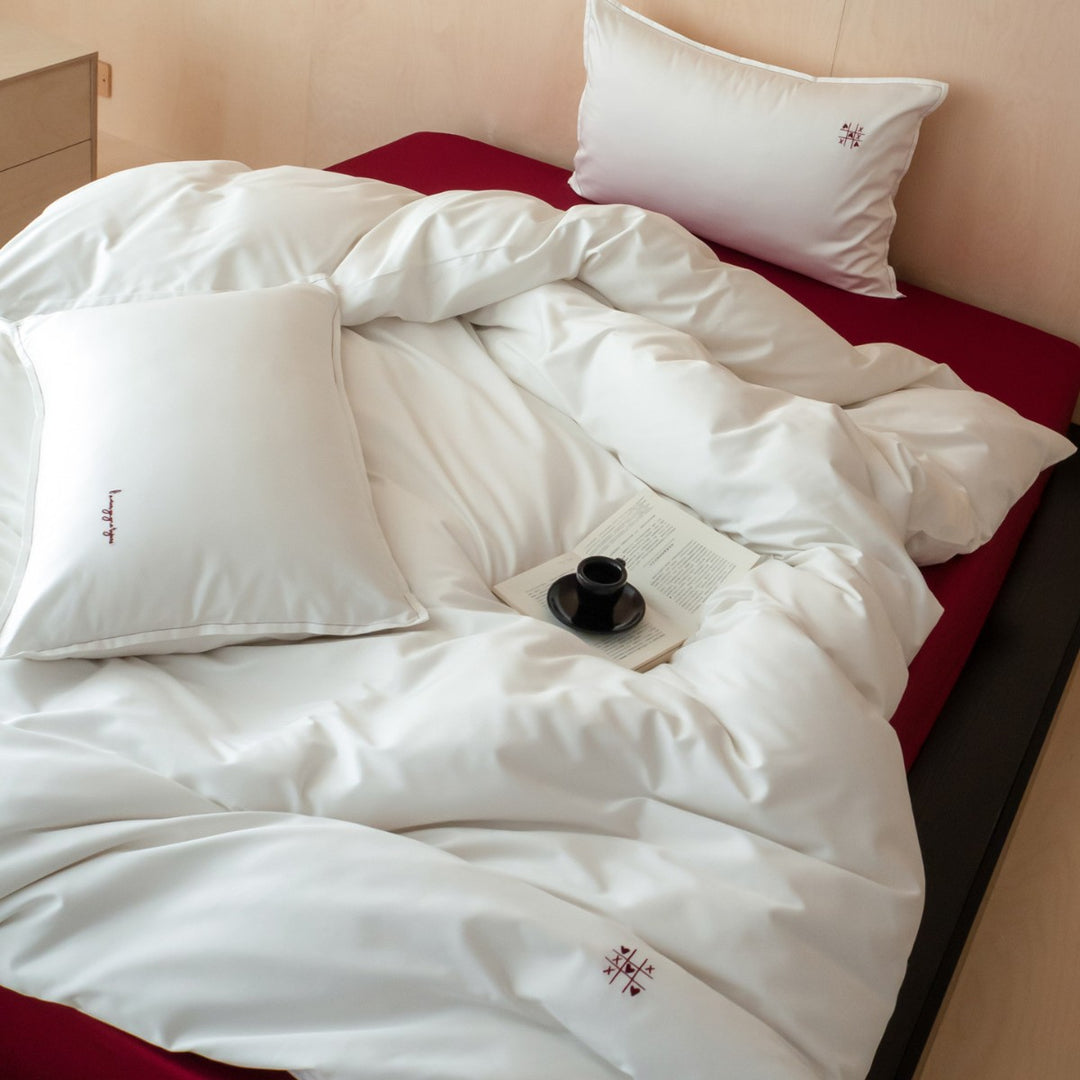 Luxury Silky Satin Duvet Cover and Pillowcase Set