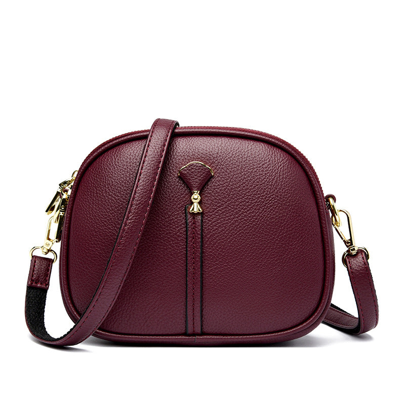 Elegant Textured Crossbody Handbag