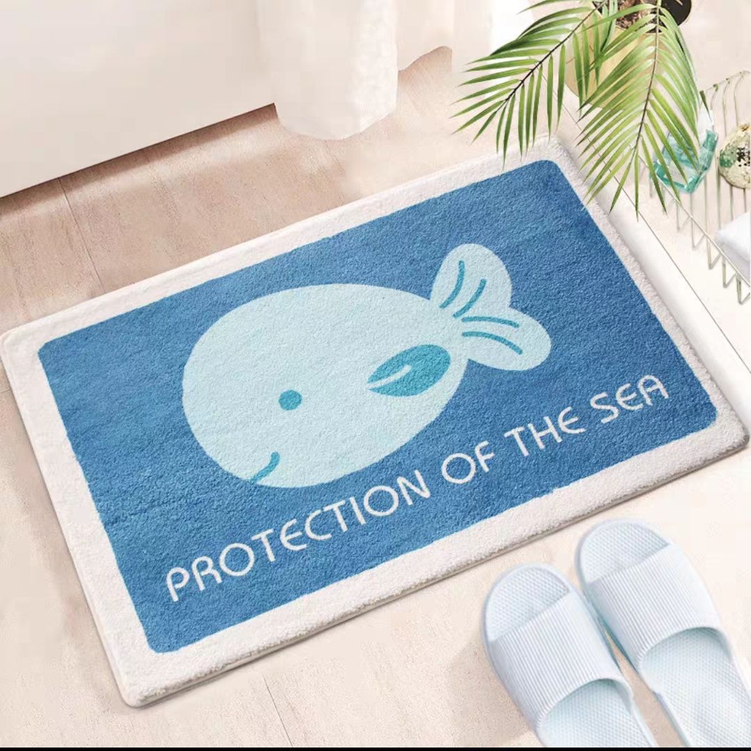Fun Bear-Shaped Bath Mat
