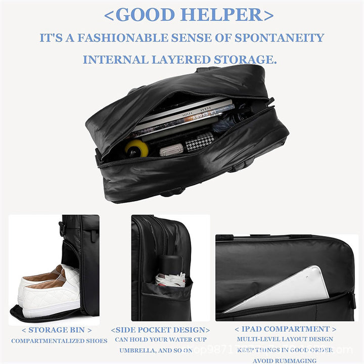 Multifunctional tote bag with insulated interior compartment Stornfield