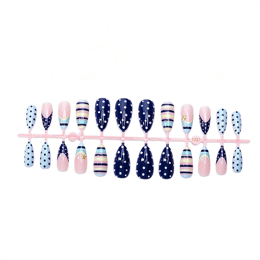 Trendy Pattern Press-On Nails Stornfield
