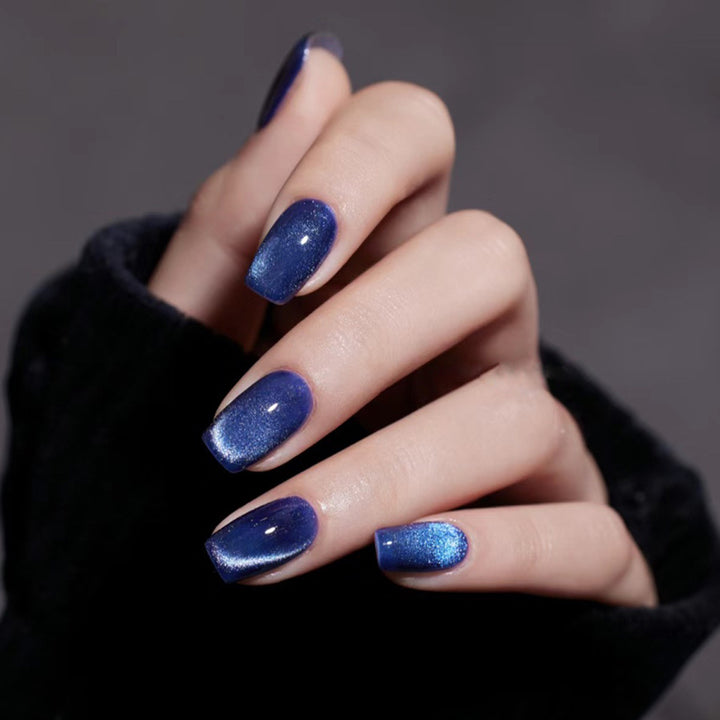 Glittery Gel Nail Art Stornfield