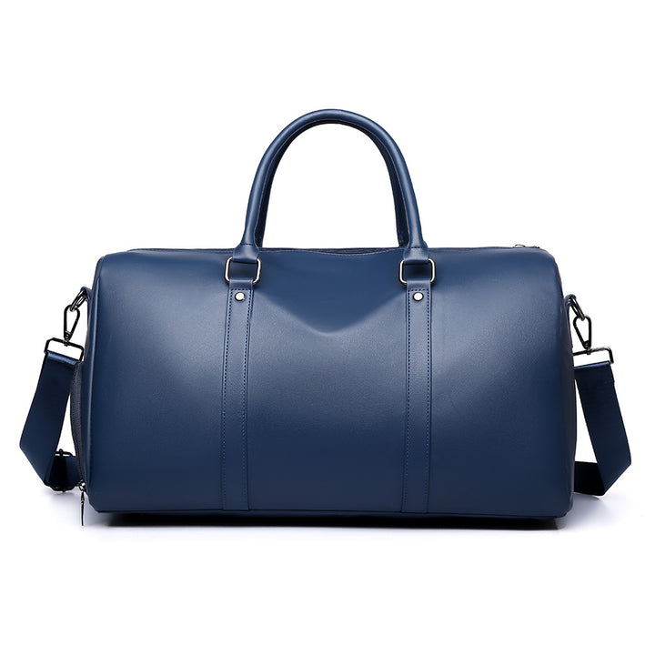 Premium Leather Travel Duffel Stornfield