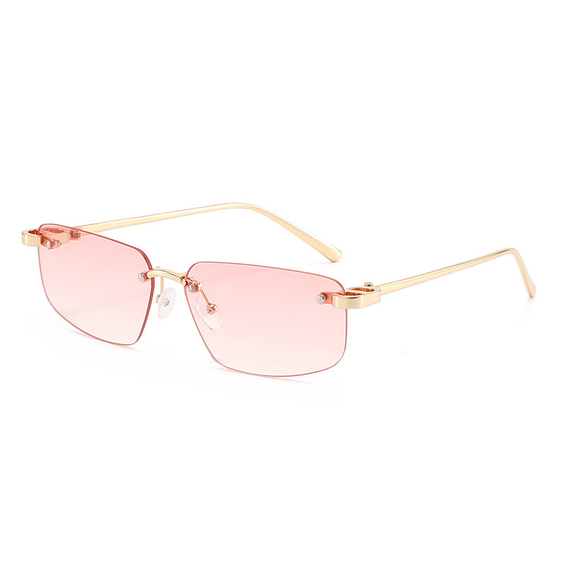 Ladies fashionable rectangular sunglasses with minimalist frame Stornfield