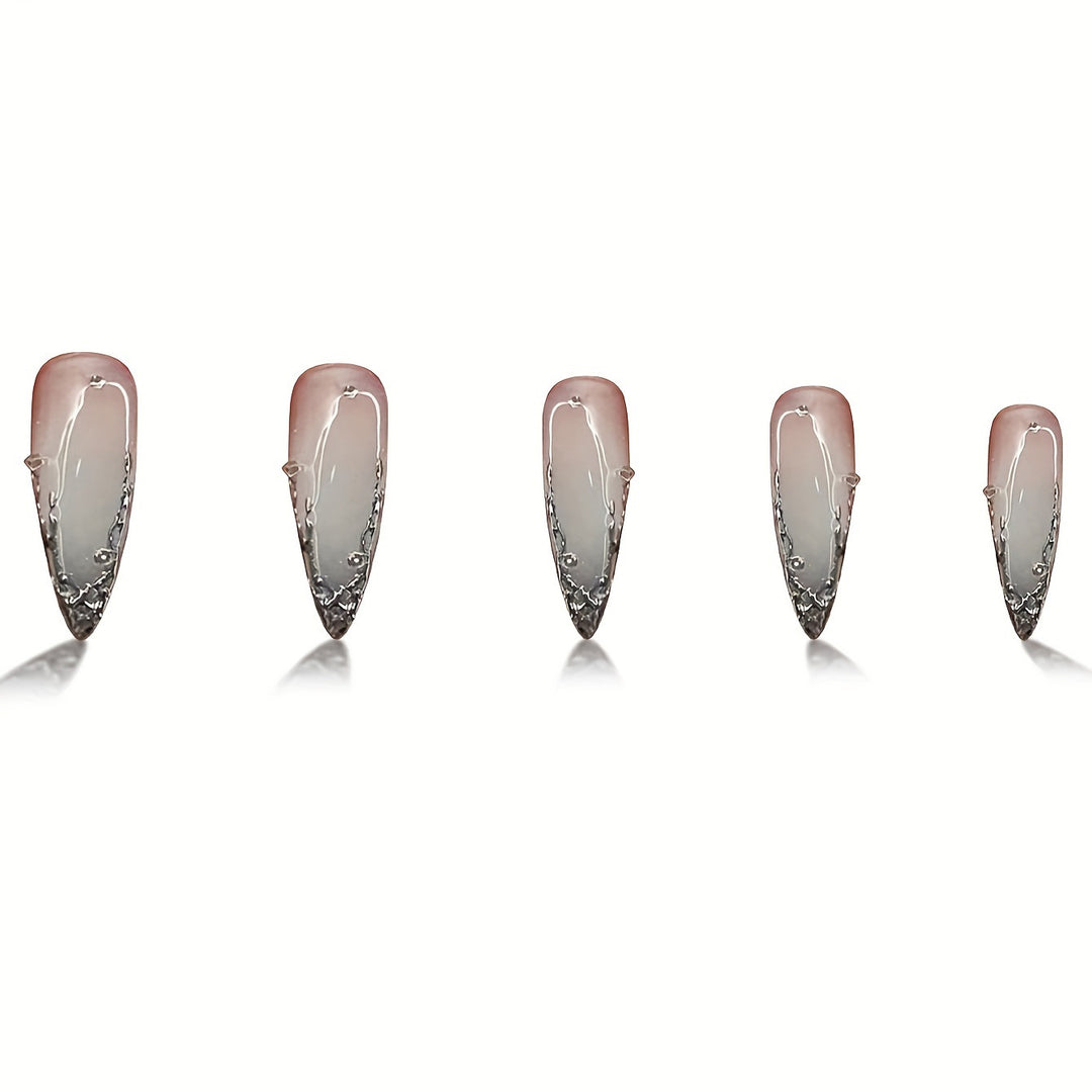 Elegant Stiletto Press-On Nail Set Stornfield