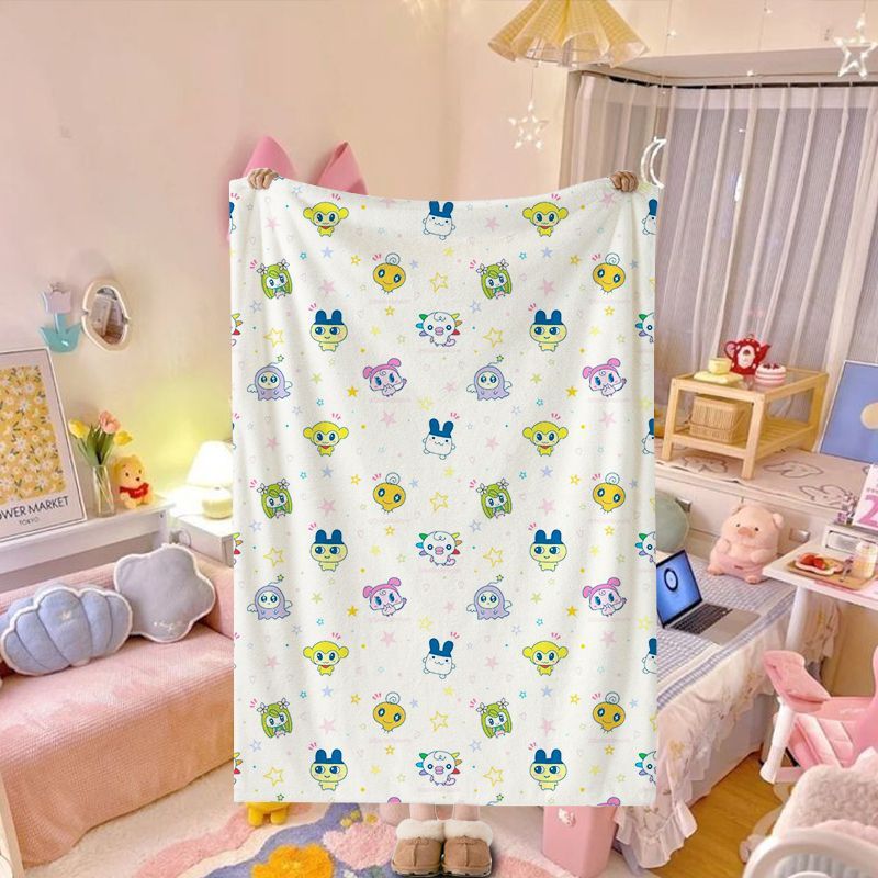 Cartoon-Themed Cozy Throw Blanket
