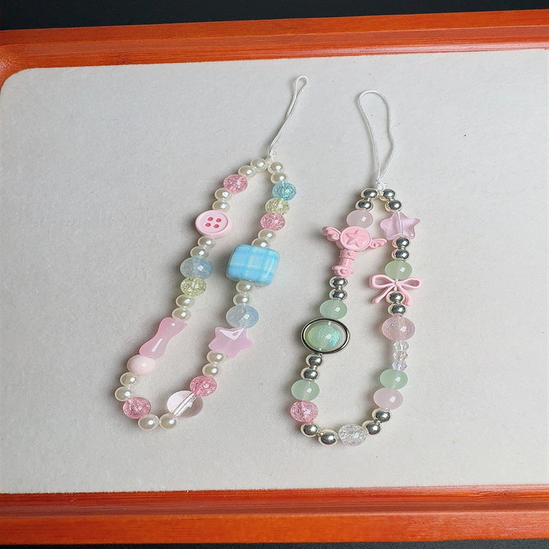Whimsical Beaded Charm Keychain Stornfield