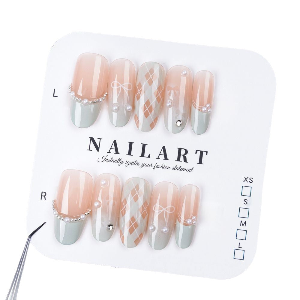 Artistic Press-On Nail Set Stornfield
