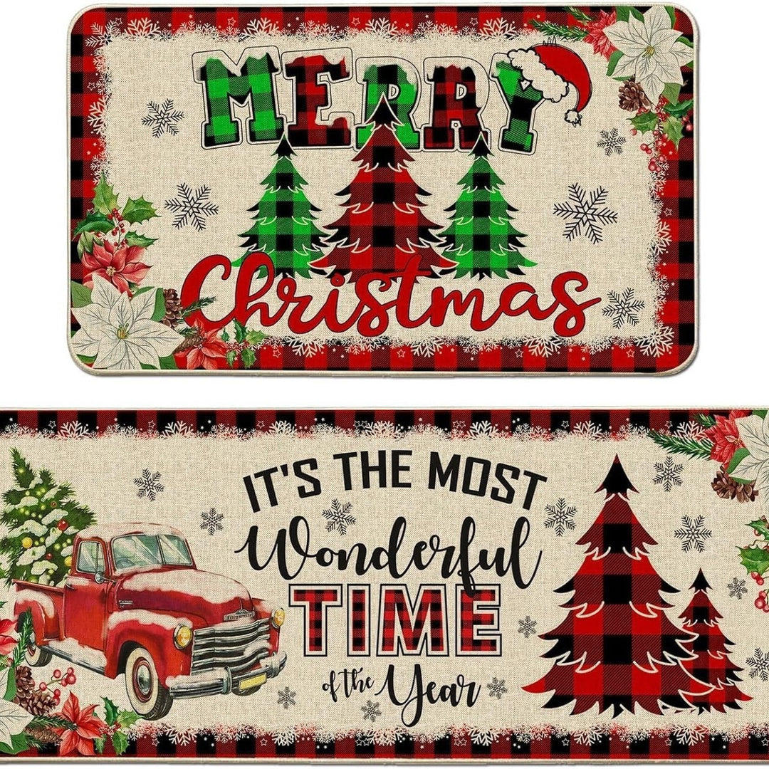Festive Welcome Door Mat Stornfield