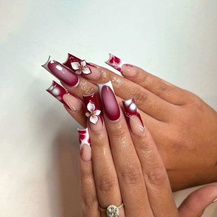 Floral Nail Art Extensions Stornfield