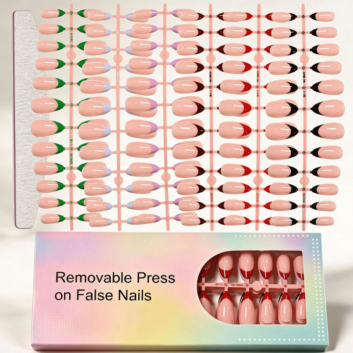 Removable Press-On Nail Collection Stornfield