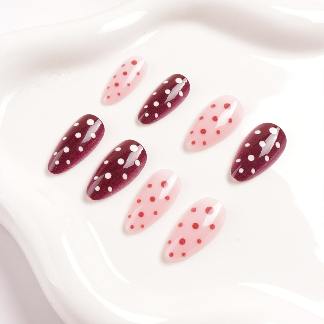 Polka Dot Nail Art Design Stornfield