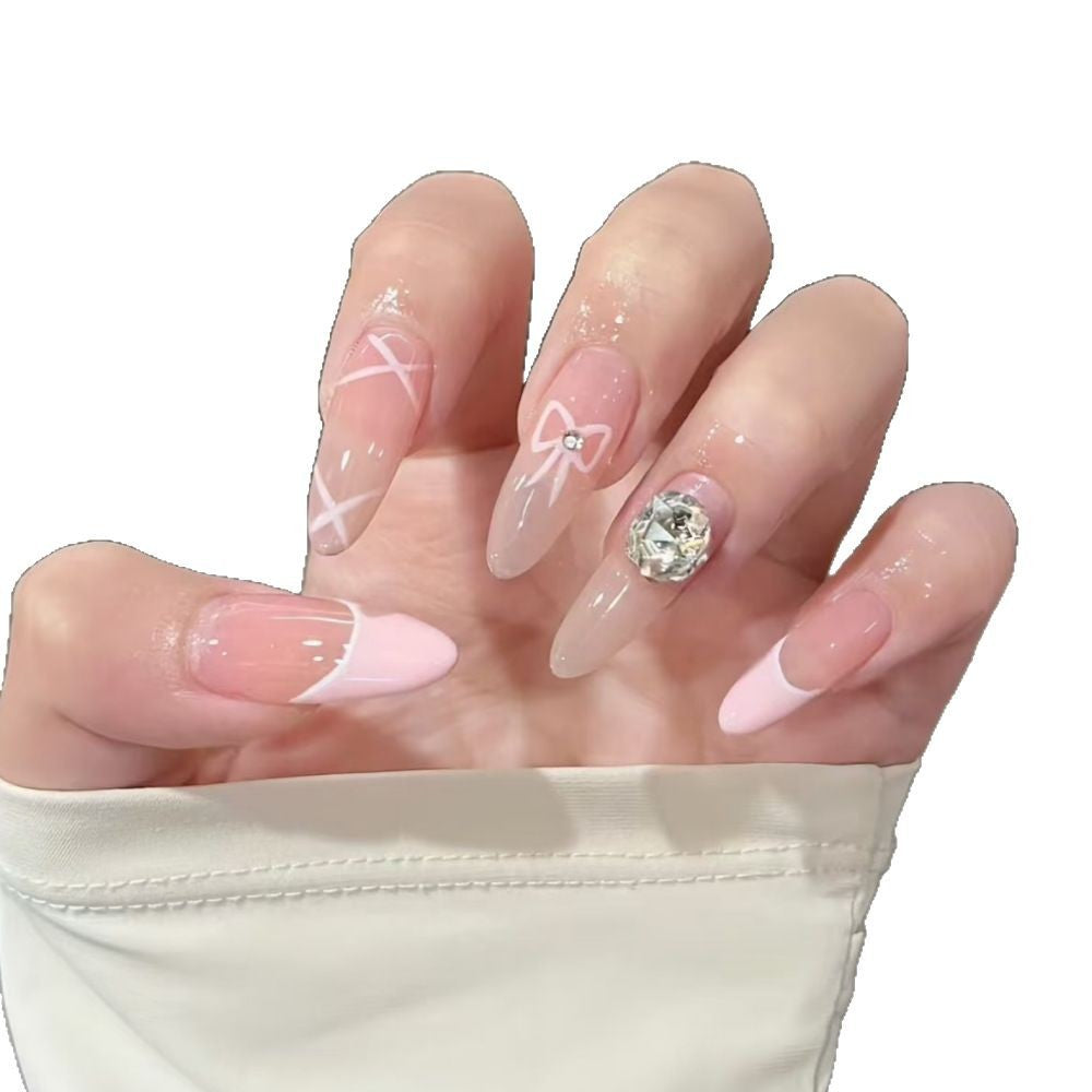 Artistic Floral Detailed Press-On Nail Set Stornfield