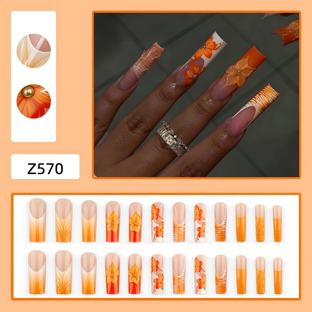 Artificial Nails in Creative Flower Design Stornfield