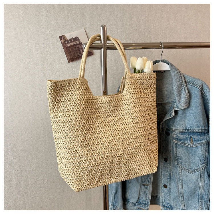 Handmade ven Straw Tote Bag Stornfield