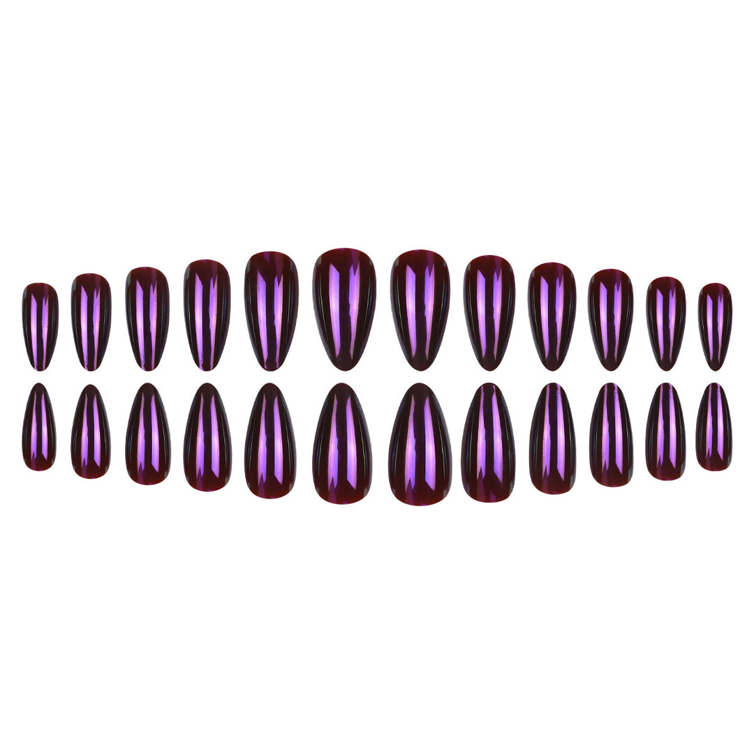 Glossy Long Stiletto Nail Art Stornfield