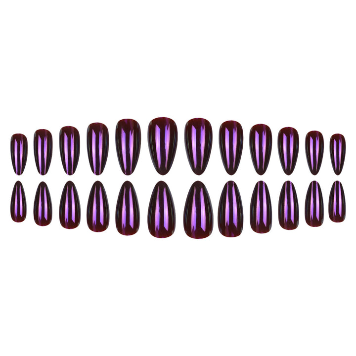 Glossy Long Stiletto Nail Art Stornfield