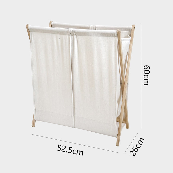 Laundry basket with practical folding mechanism Stornfield