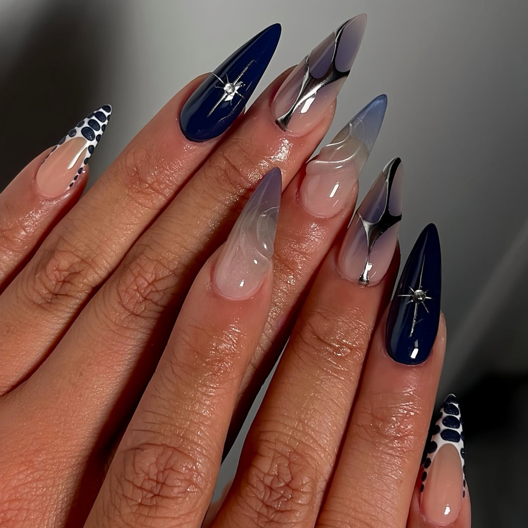 Elegant Stiletto Press-On Nail Set Stornfield