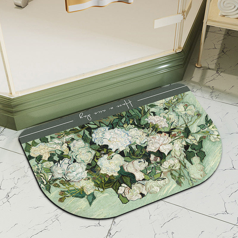 Artistic Shower Floor Mat