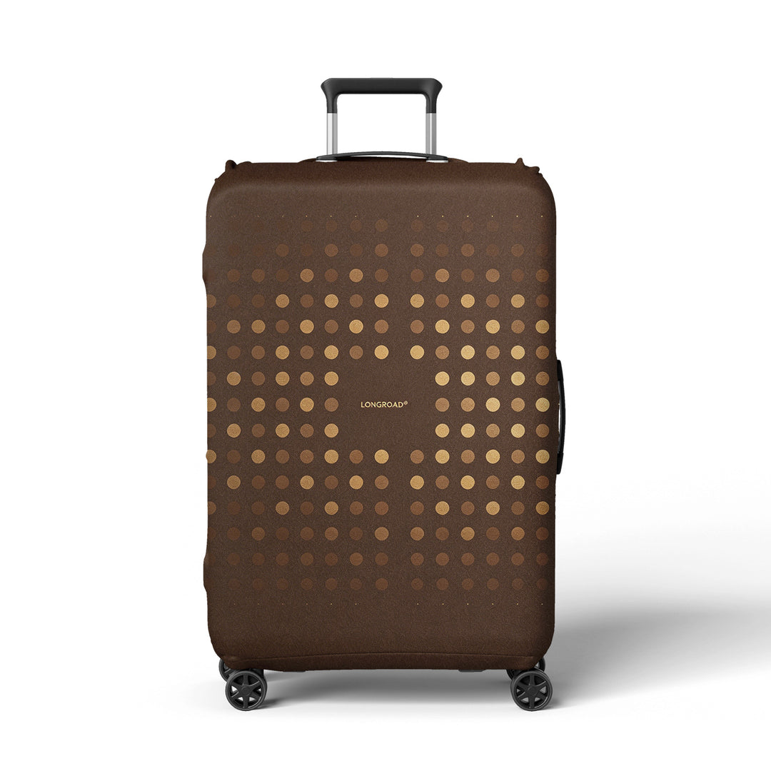 Ladies suitcase cover with modern polka dot pattern Stornfield