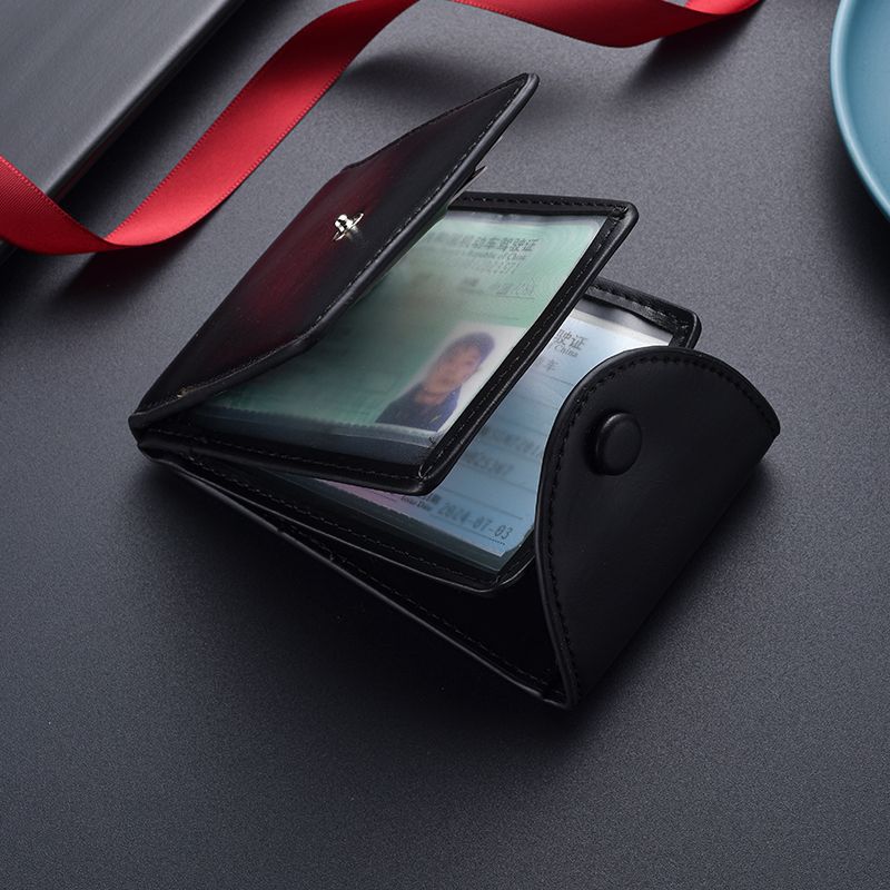 Premium Leather Business Card Holder Stornfield