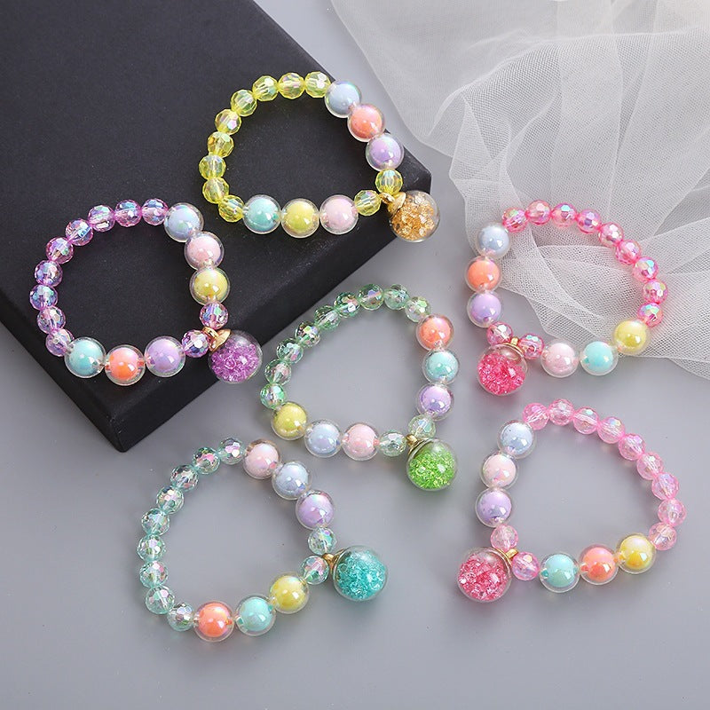 Bracelet Made of Colorful Glass Beads Stornfield