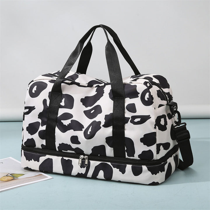 Stylish Zebra Print Travel Duffel