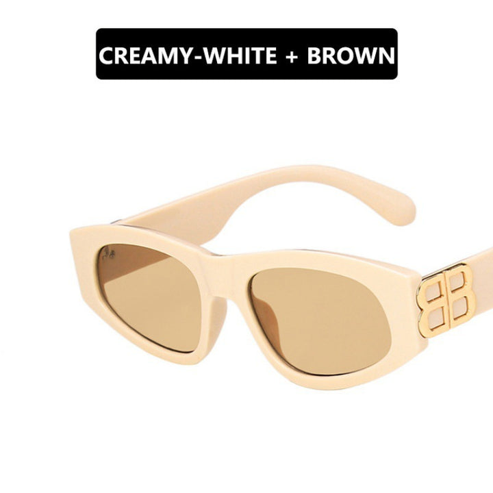Ladies stylish cat-eye sunglasses with modern leopard pattern Stornfield