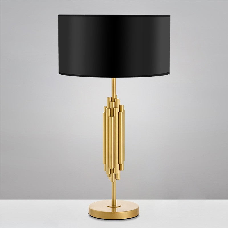 Sculptural Gold Accent Table Lamp