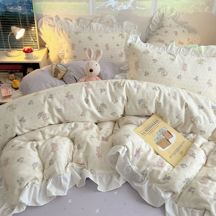 Playful Cartoon-Themed Bedding Set