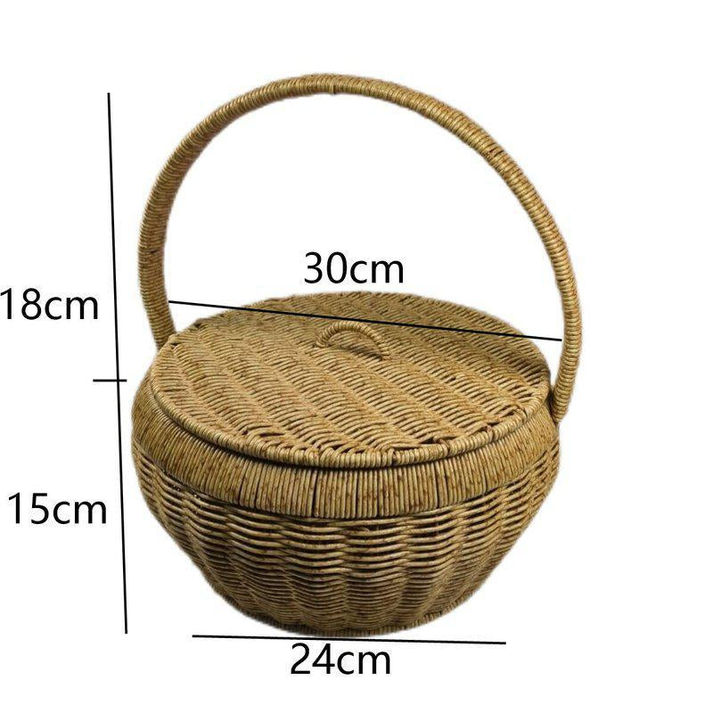 Multi-Layer Woven Picnic Storage Basket Stornfield