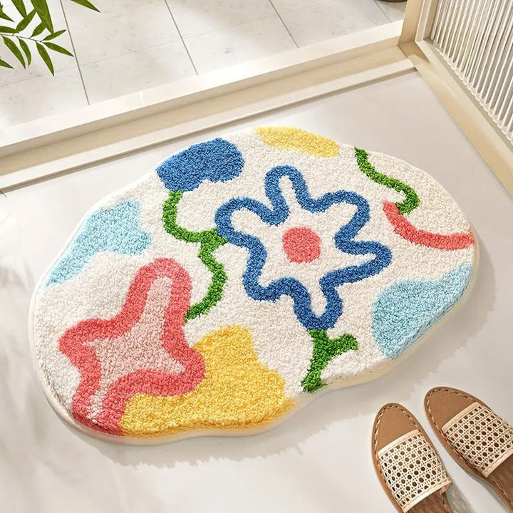 Landscape Theme Soft Shower Mat