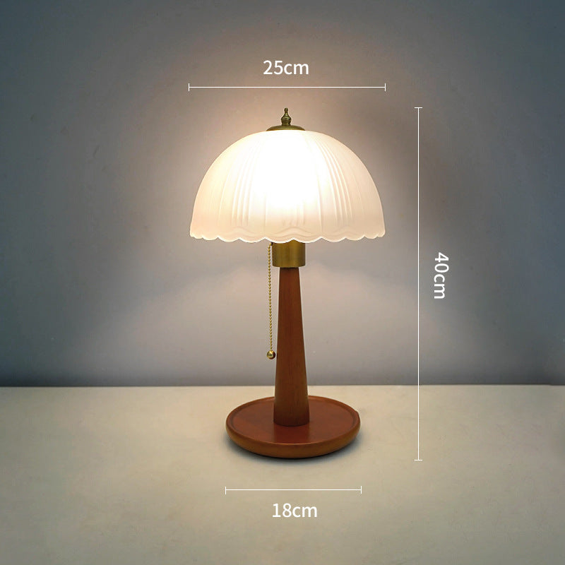 Modern Glass Shade Table Lamp