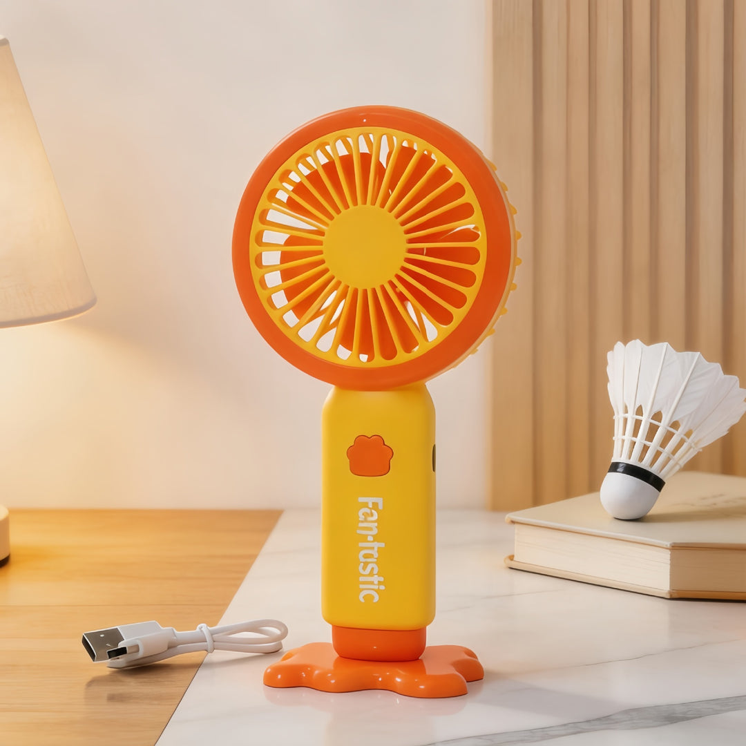 Women's Portable Mini Fan with Spray Function and USB Charging Option Stornfield