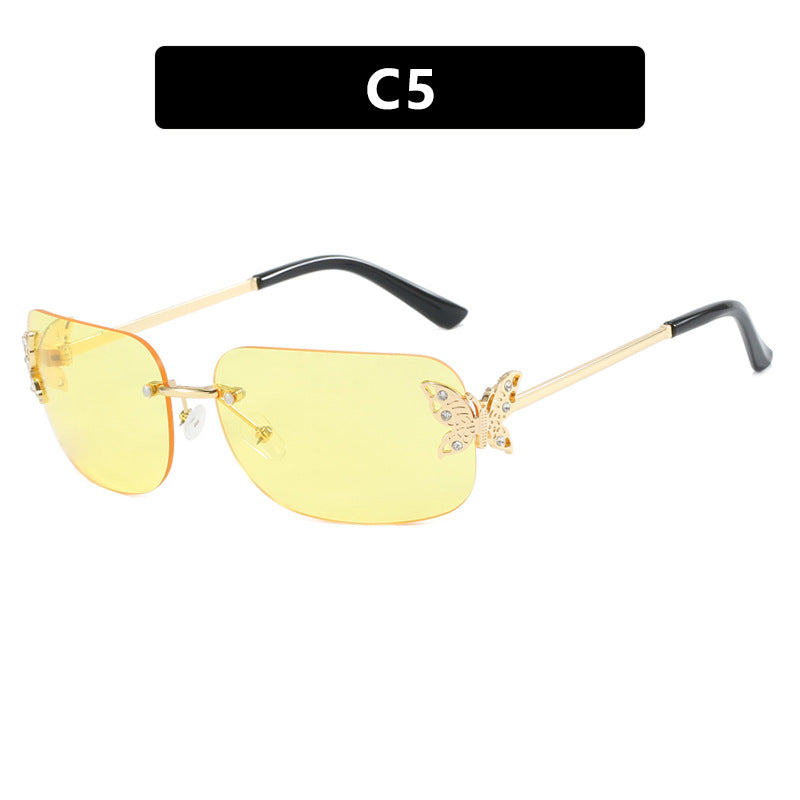 Ladies fashionable sunglasses with delicate butterfly design and protective lenses Stornfield