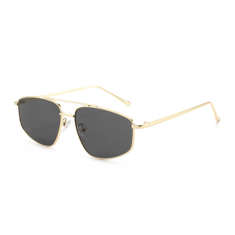 Women's geometric sunglasses with high-quality metal frame and polarized lenses Stornfield