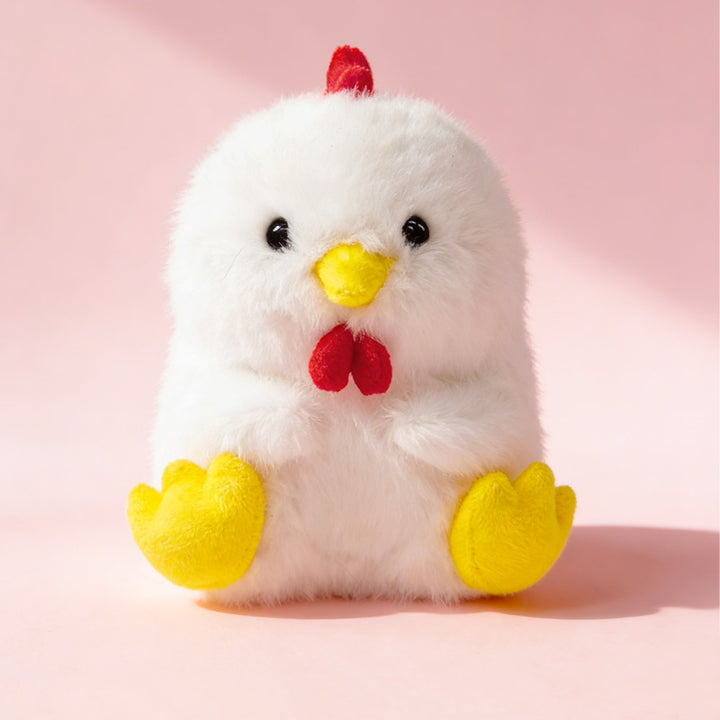 Plush Sitting Dino Cuddler with Ultra-Soft Faux Fur and Embroidered Face Stornfield