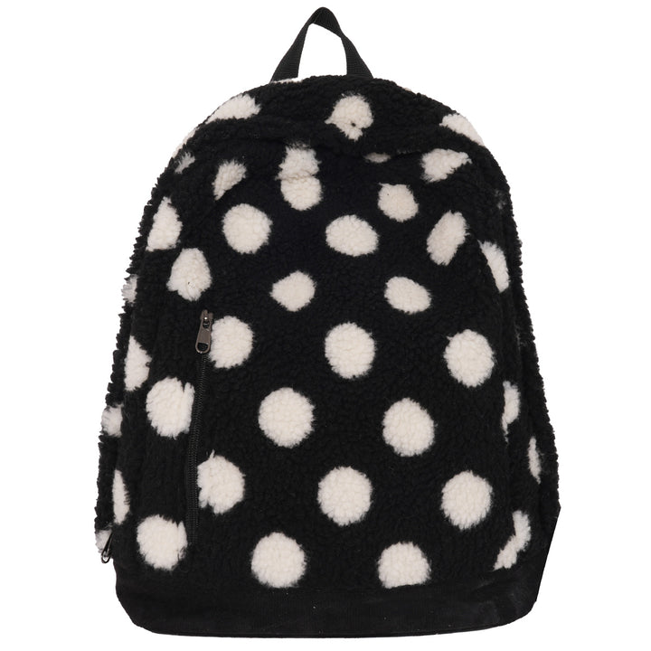 Cozy Fleece Star Print School Backpack Stornfield