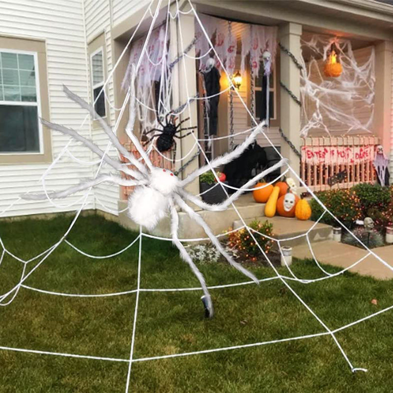 Decorative spider figure with LED lighting