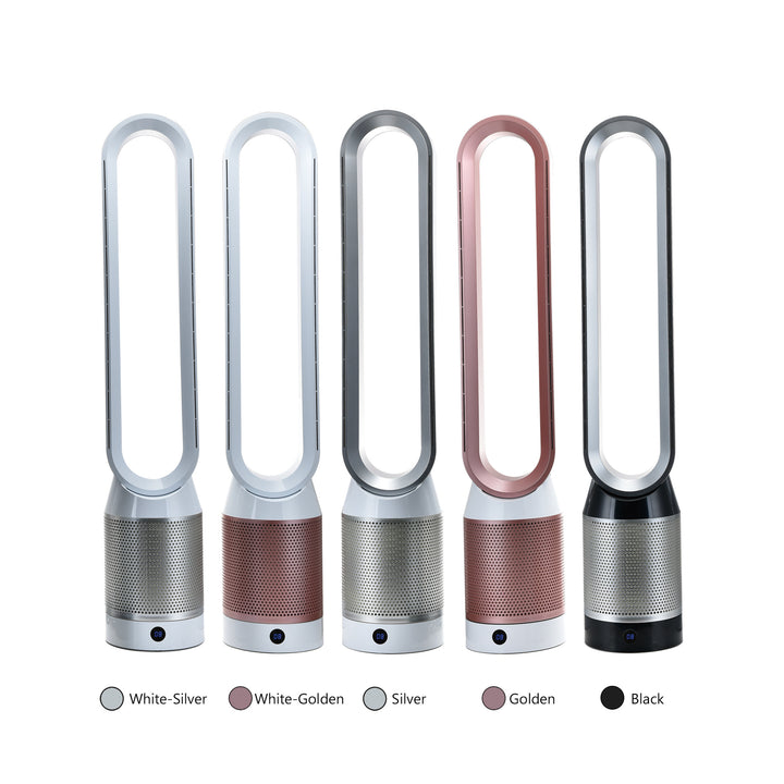 Cooling bladeless tower fan with HEPA air purifier and remote control Stornfield