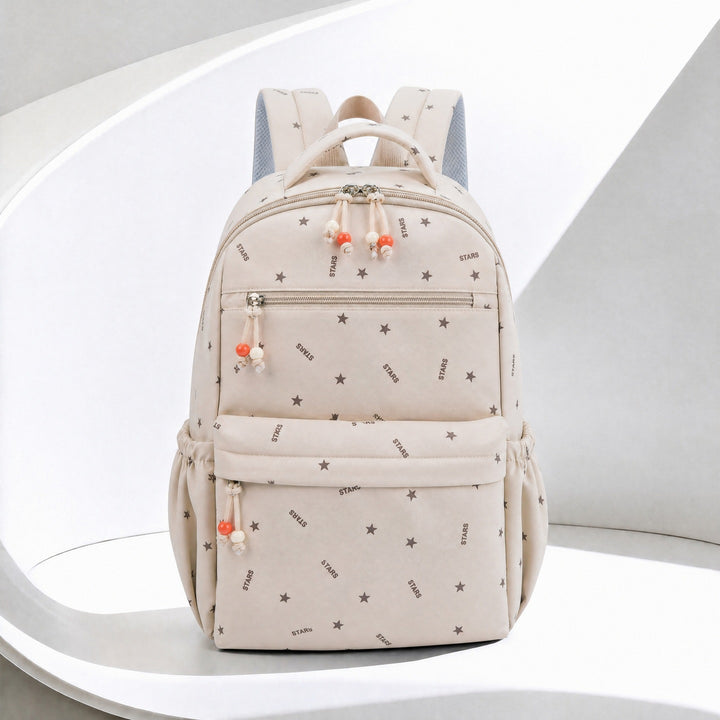 Stylish Star-Patterned Everyday Backpack Stornfield