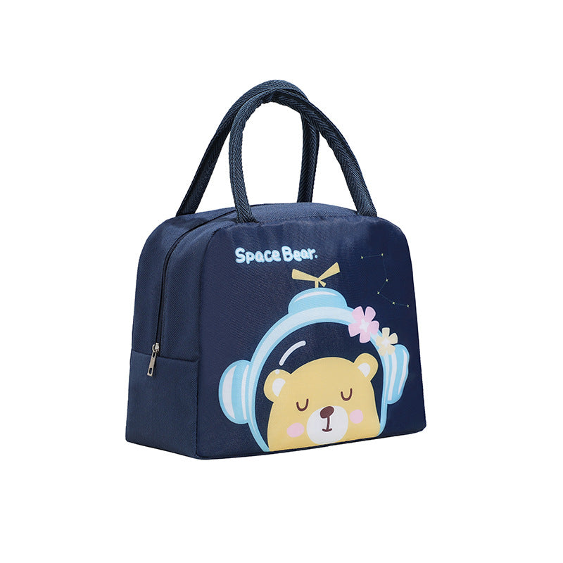 Insulated Lunch Bag with Playful Fox Design Stornfield