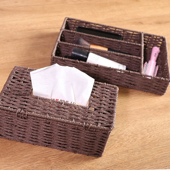 Ladies Storage Basket in Natural Woven Look Stornfield