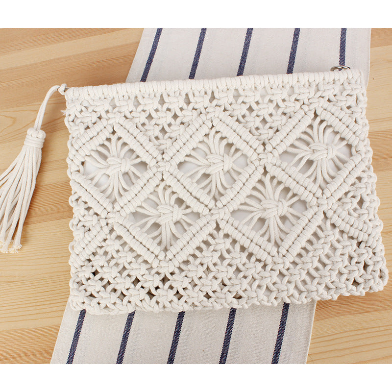 Macrame Clutch with Filigree Design Stornfield