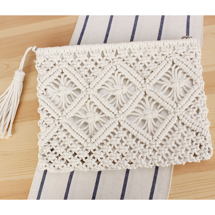 Macrame Clutch with Filigree Design Stornfield
