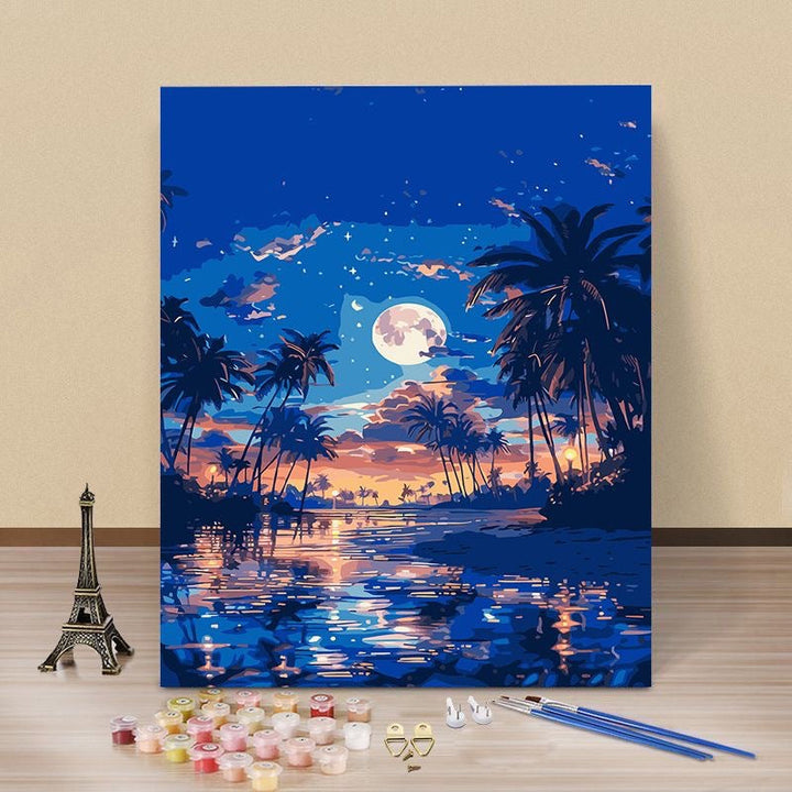 Artistic Coffee Shop Canvas Art Kit Stornfield