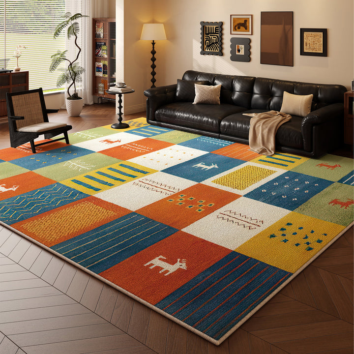 Multi-Pattern Decorative Area Rug Stornfield